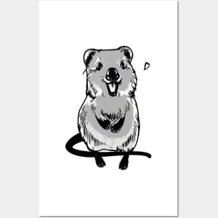 Happy quokka Posters and Art